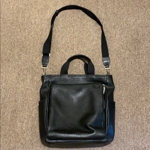 Jack Spade leather tote/shoulder bag